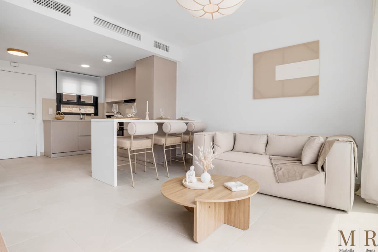Modern open plan living.