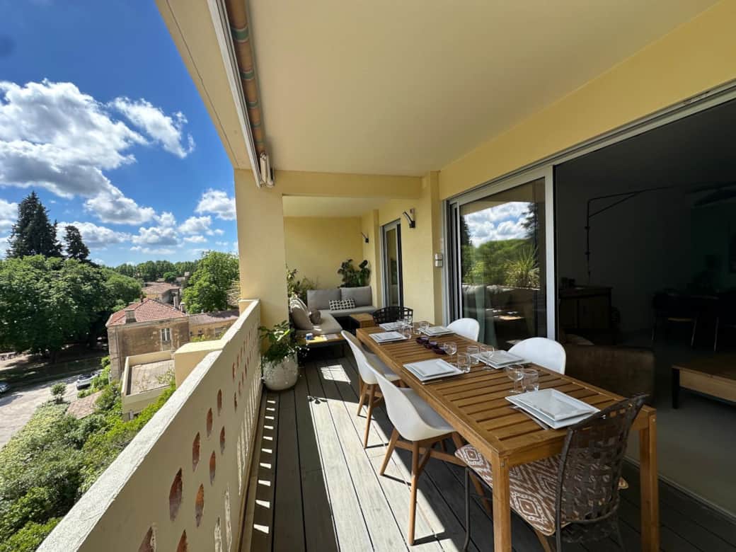 terrace, garden furniture, view, dining table terrace, garden furniture, view, dining table