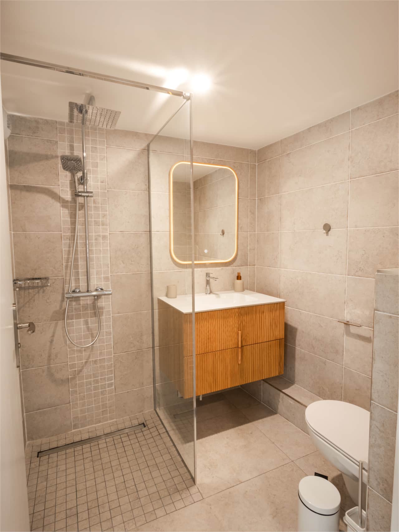 Salle de bain_Appartement Tradition_Escale Bleue_Résidence de tourisme Saint Leu 974