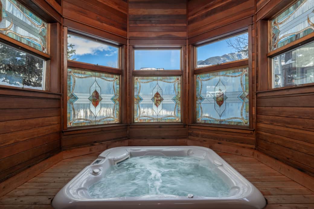 Smuggler Mine has access to the lovely indoor hot tub in the same building 