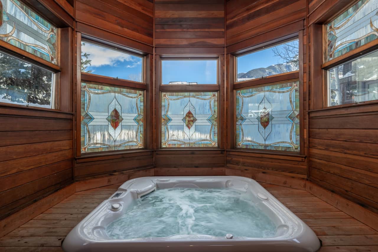 Smuggler Mine has access to the lovely indoor hot tub in the same building 