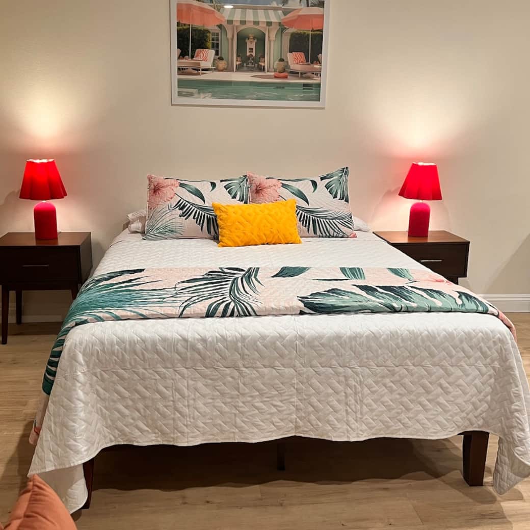 Lush queen bed