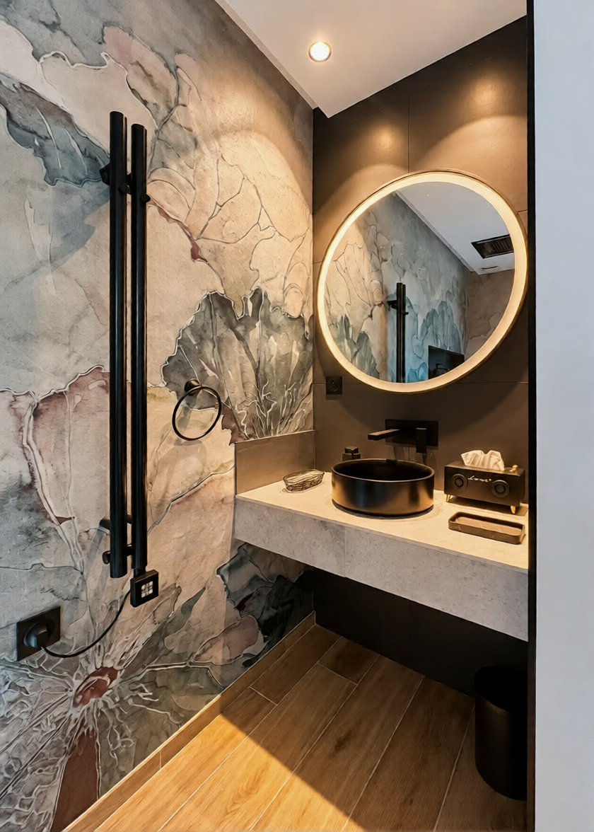 Salle de bain moderne au miroir lumineux-8f4c2cc9-8564-45a2-93be-d38e3acee23b