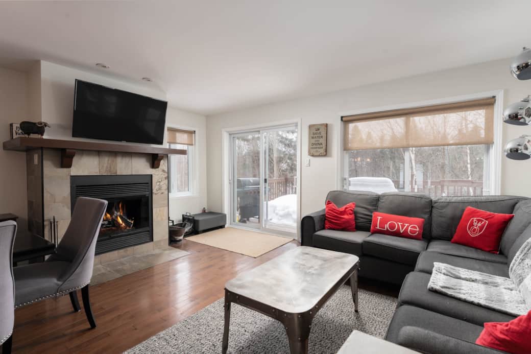 Easy access to the back yard BBQ from the main floor living room!