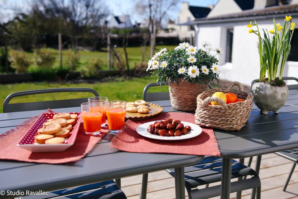 Goûter en terrasse