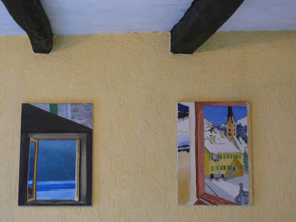 Kunst des Besitzers von Casa Ronco al Lago