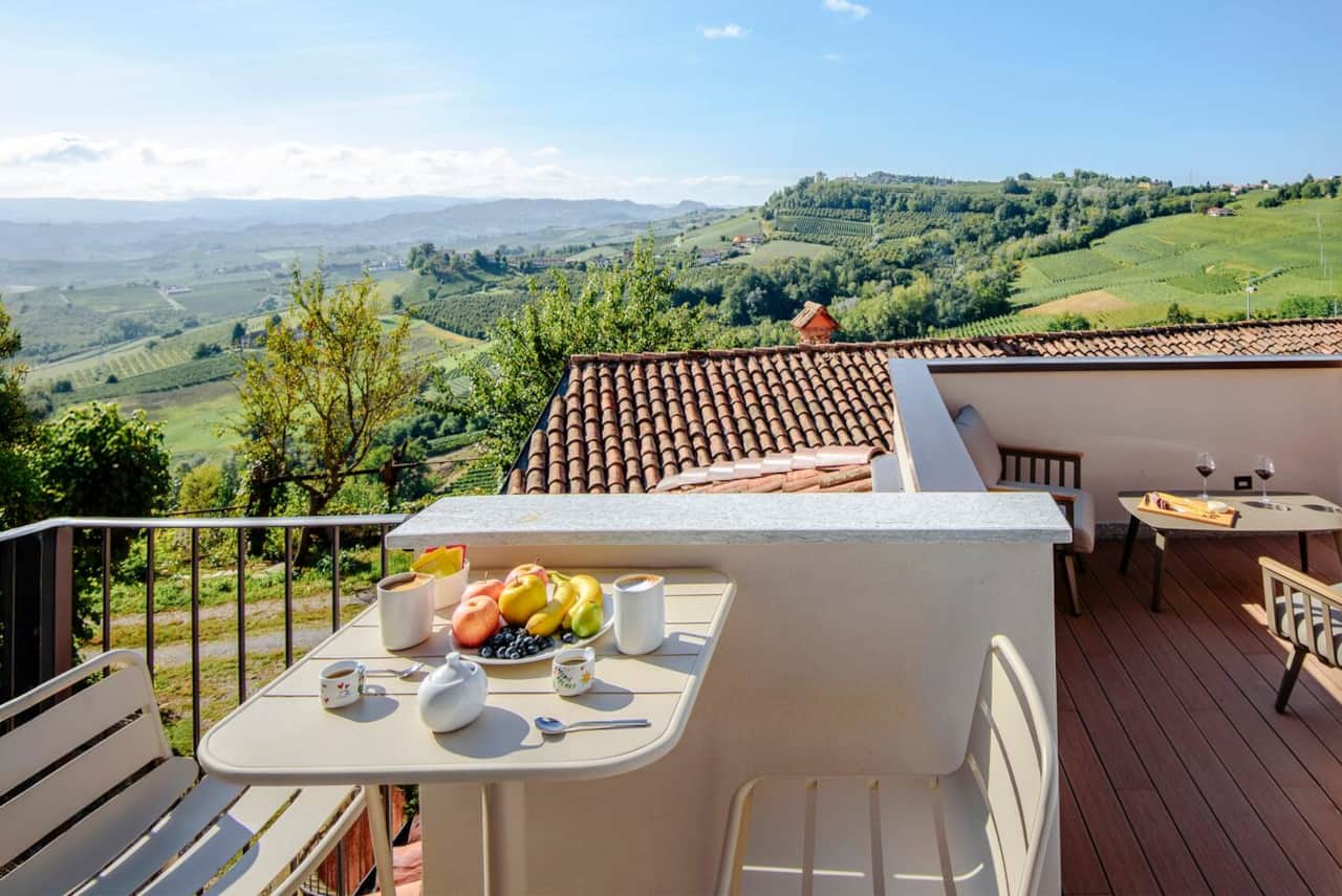 Meravigliosa vista sulle Langhe