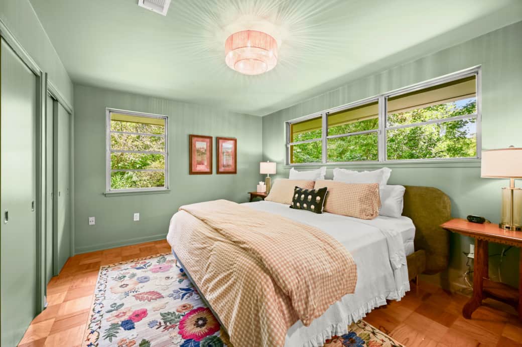 Large King Bed in the Primary