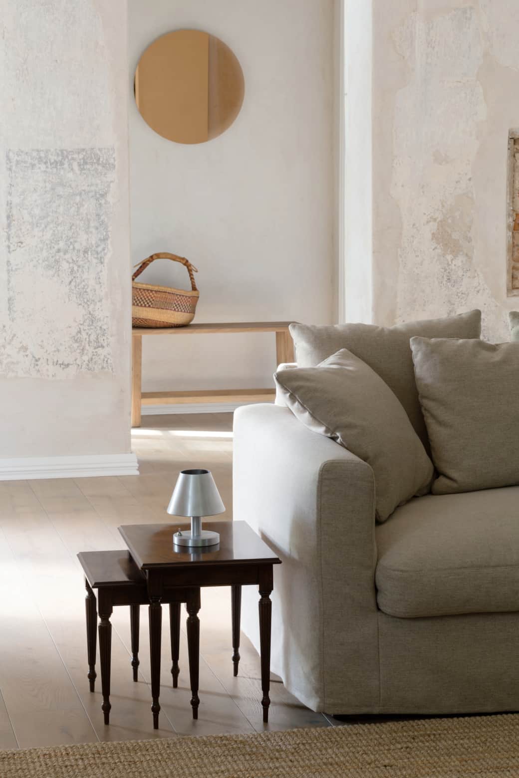 Living room with kitchen