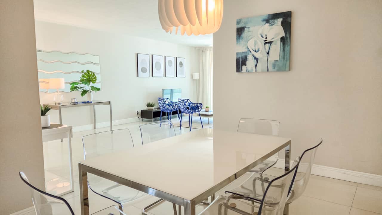 Comedor y sala de estar