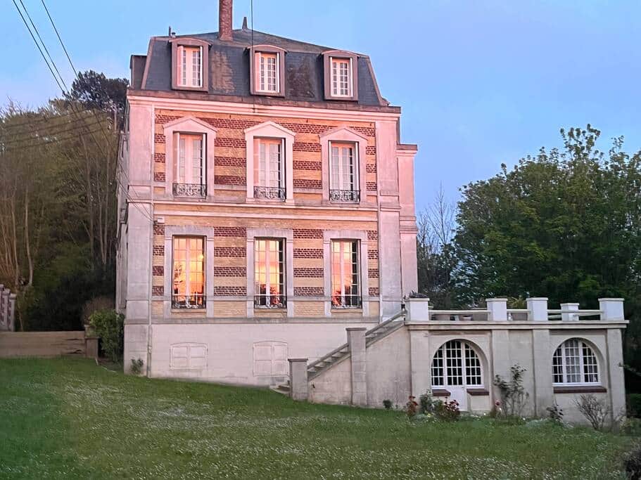 The sunlit Villa