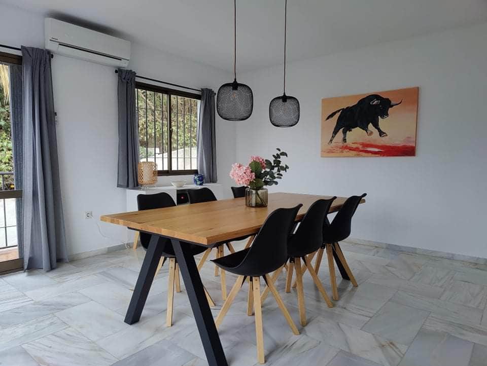 Spiseområde i stue