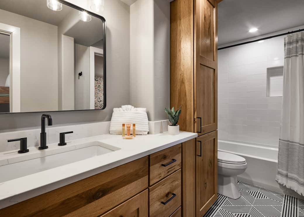 First Floor Jack and Jill bathroom First Floor Jack and Jill bathroom