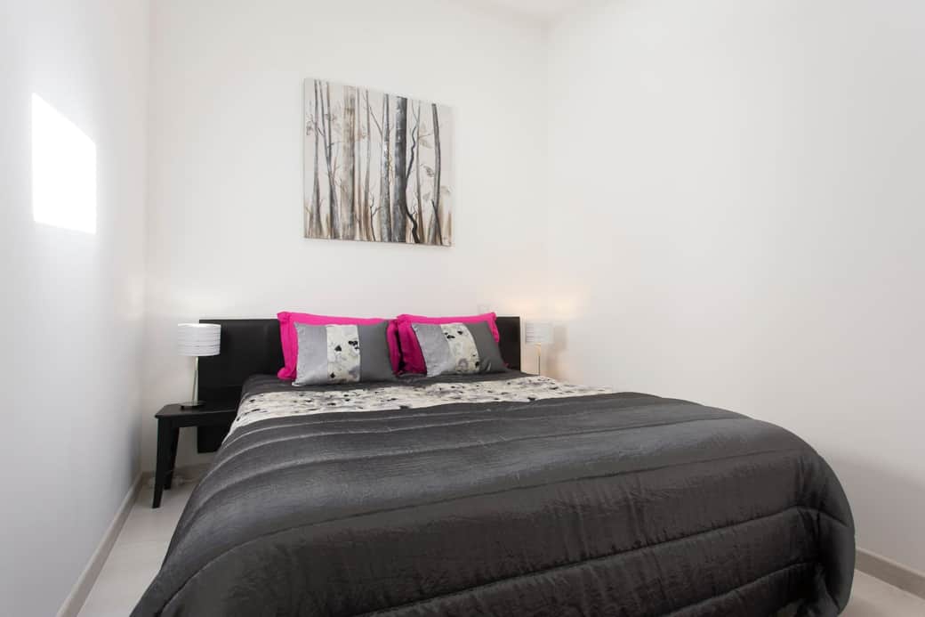 Main bedroom. The bed can be separated on 2 single beds.