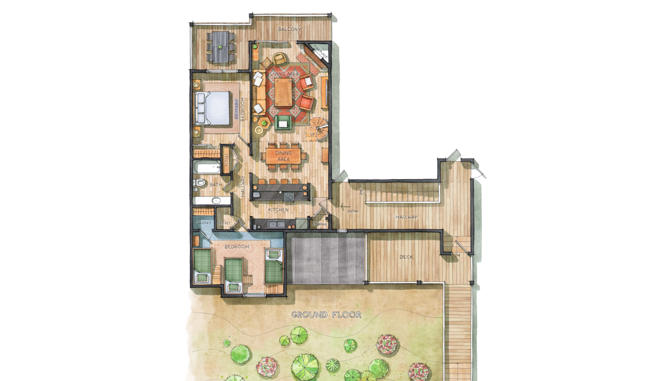 Ground Floor - Spacious 1,500 sq/ft floor plan