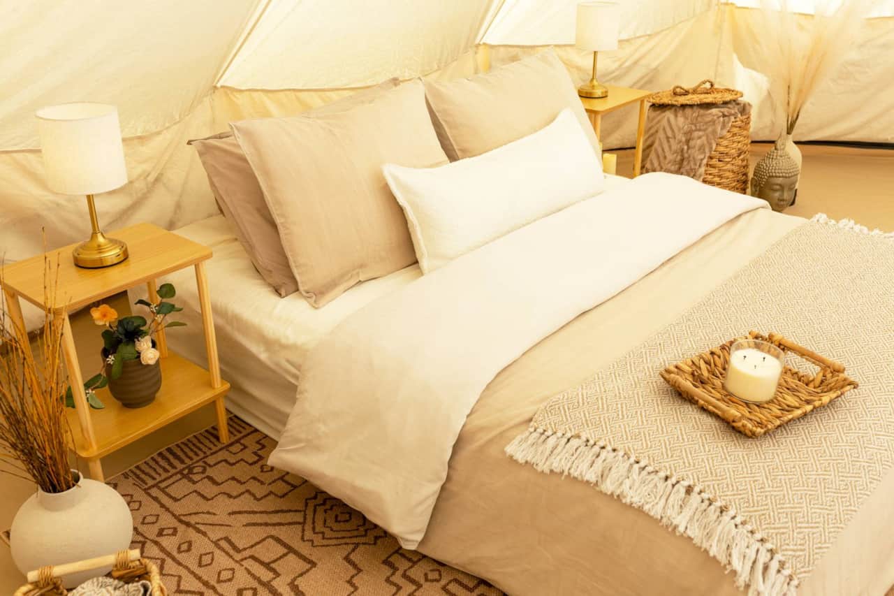 Soft Linens and Thoughtful Bedside Comforts