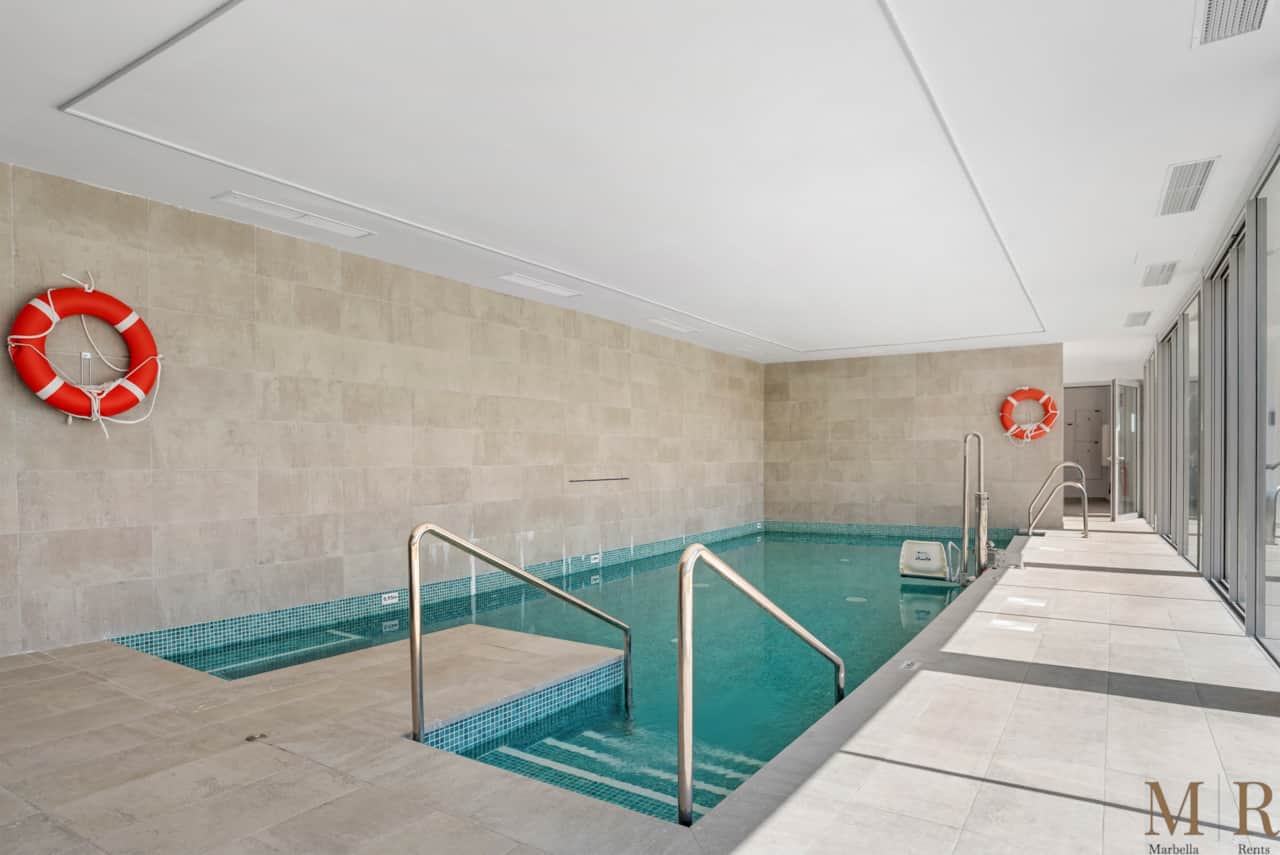 Shared Heated indoor pool open all year
