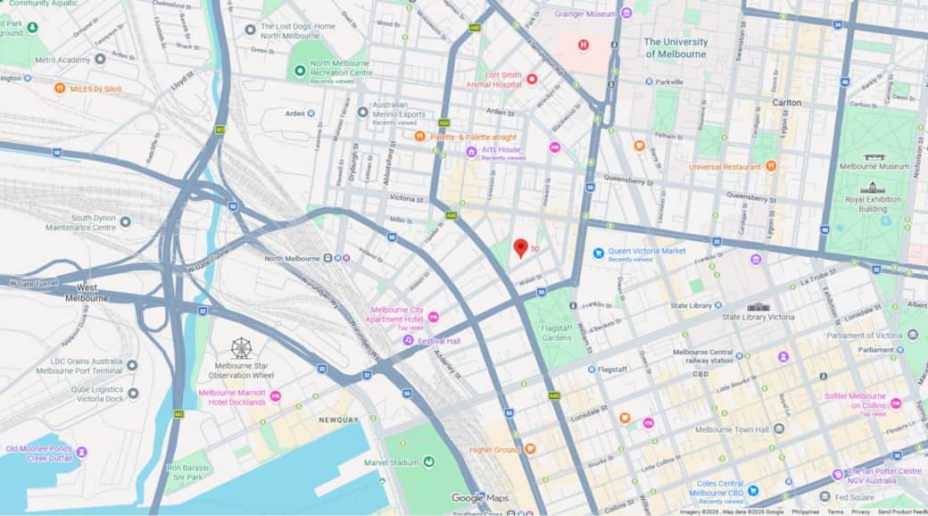 Map of the property location