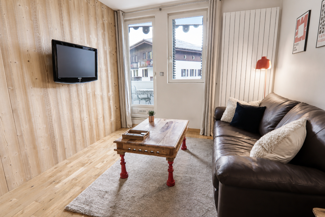 A comfortable and bright living area.