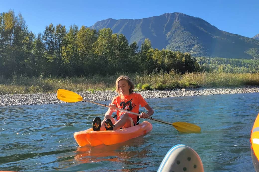 Float trip down the Elk River.