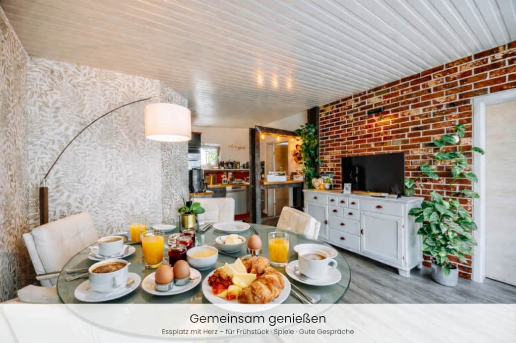 Gemütliches Frühstücken