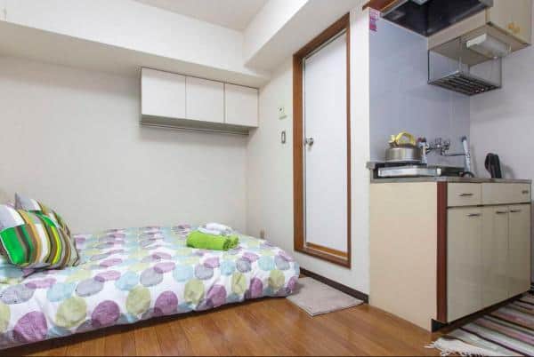 Sleeping space| Studio| best family stays in Tokyo |Nakano Shimbashi Studio| Tokyo Family Stays| 