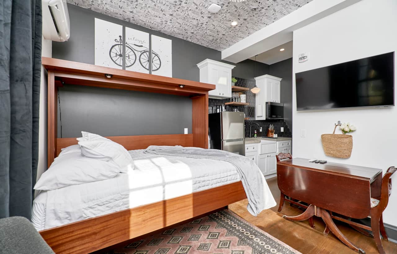 Mahogany Queen Murphy Bed