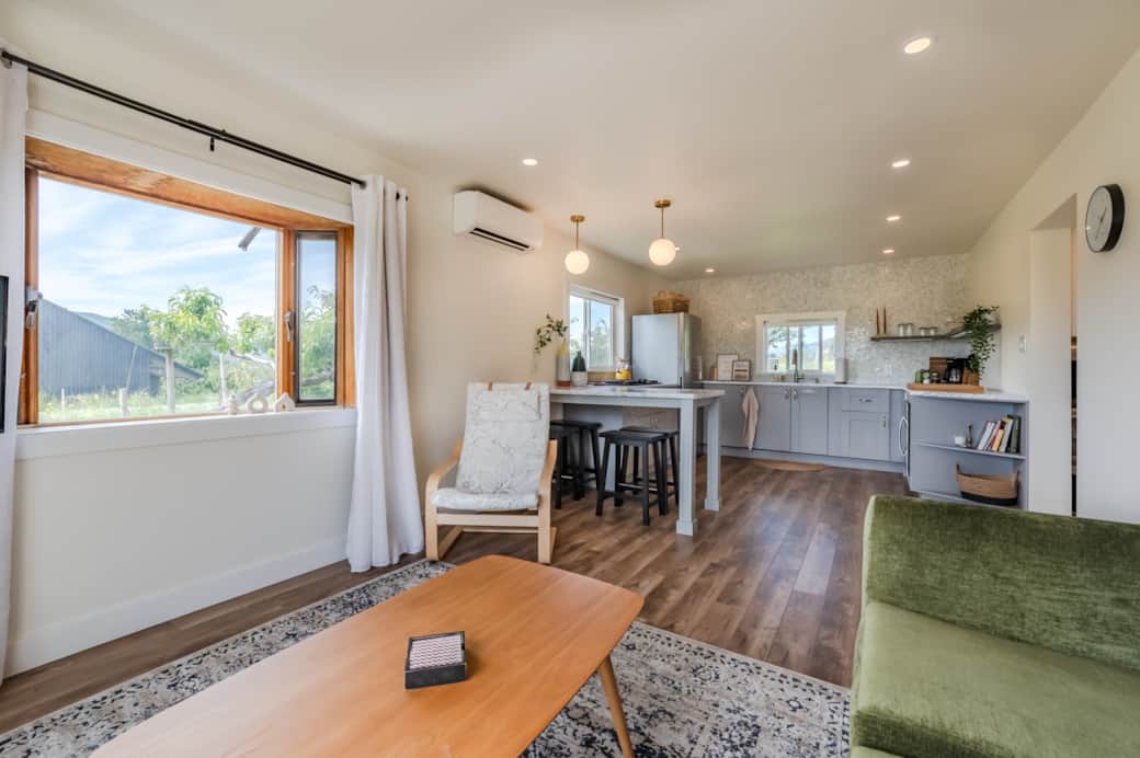 Open Living Room & Kitchen