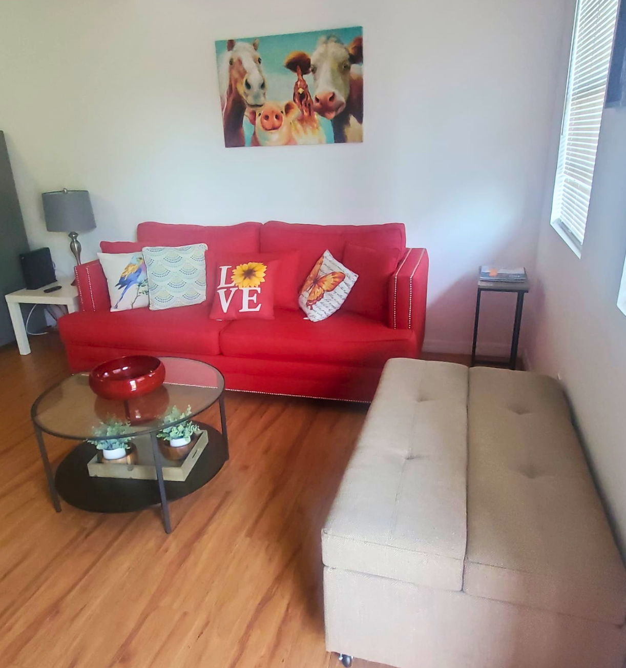 Inviting living room with elegant decor and abundant natural light. Lakeland, FL