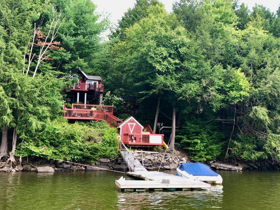 Bring your boat to park at the dock. Launch facilities available nearby.