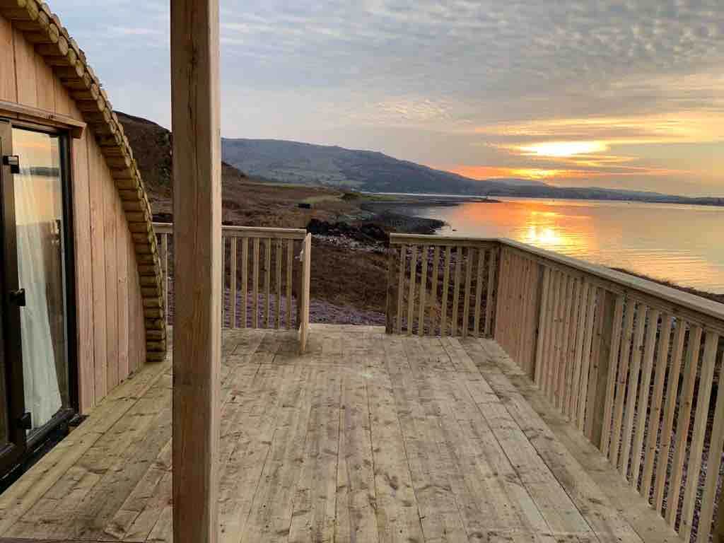Beautiful terrace overlooking the sea
