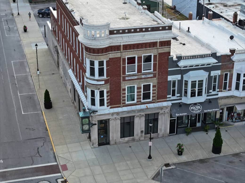 exterior of building on the corner
