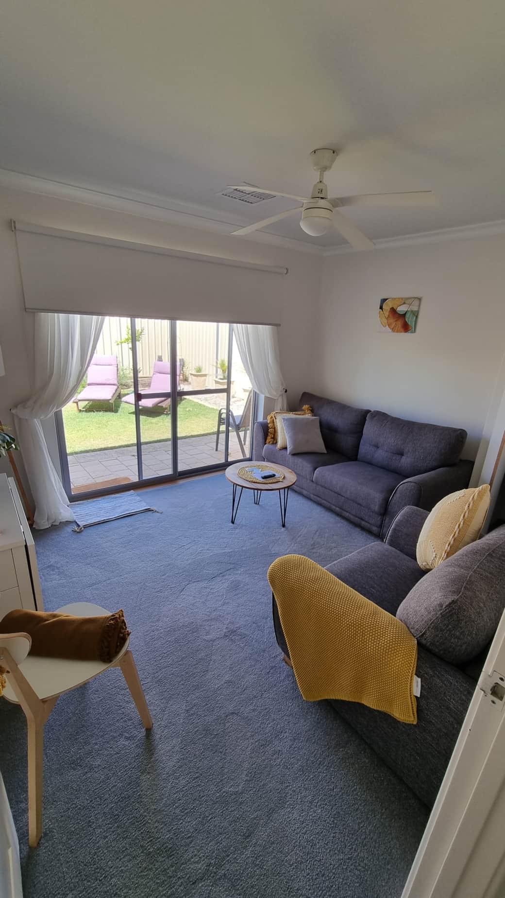 Lounge leading to garden