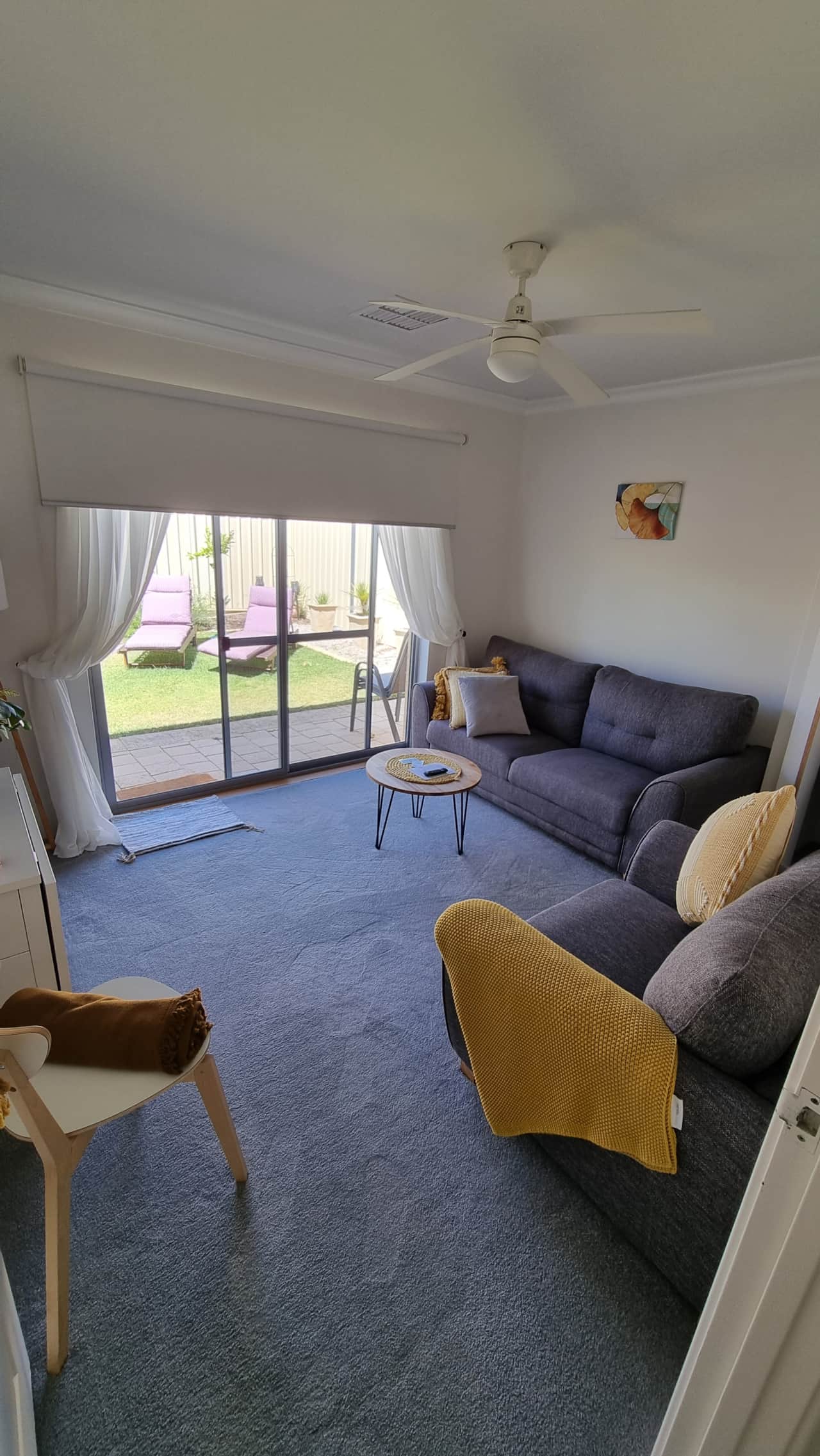 Lounge leading to garden