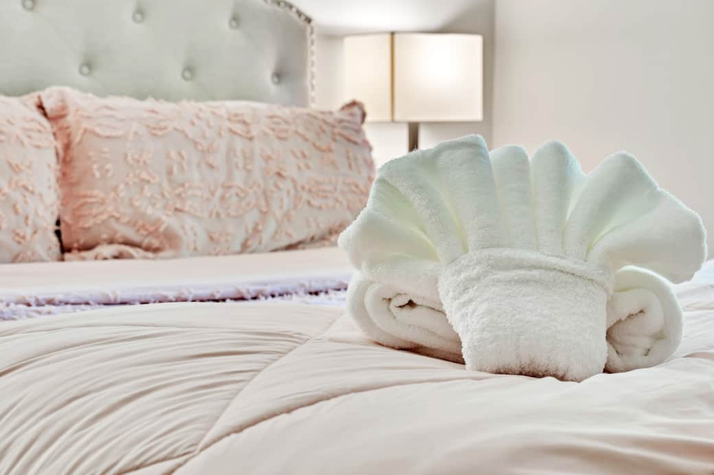 Queen Bedroom with hotel-like amenities Queen Bedroom with hotel-like amenities