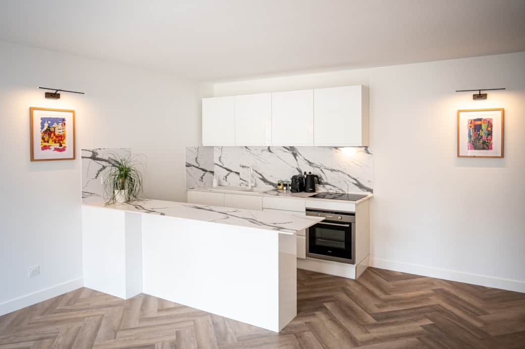 Cuisine galerie d'art logement - Le Mans