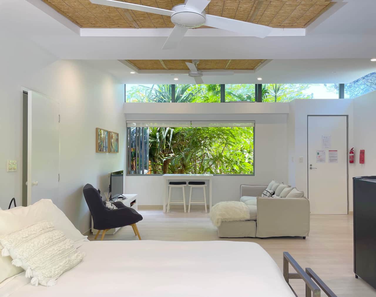 Zen Garden Suite light-filled open-plan interior