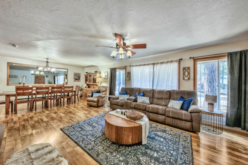 Living room and dining Living room and dining