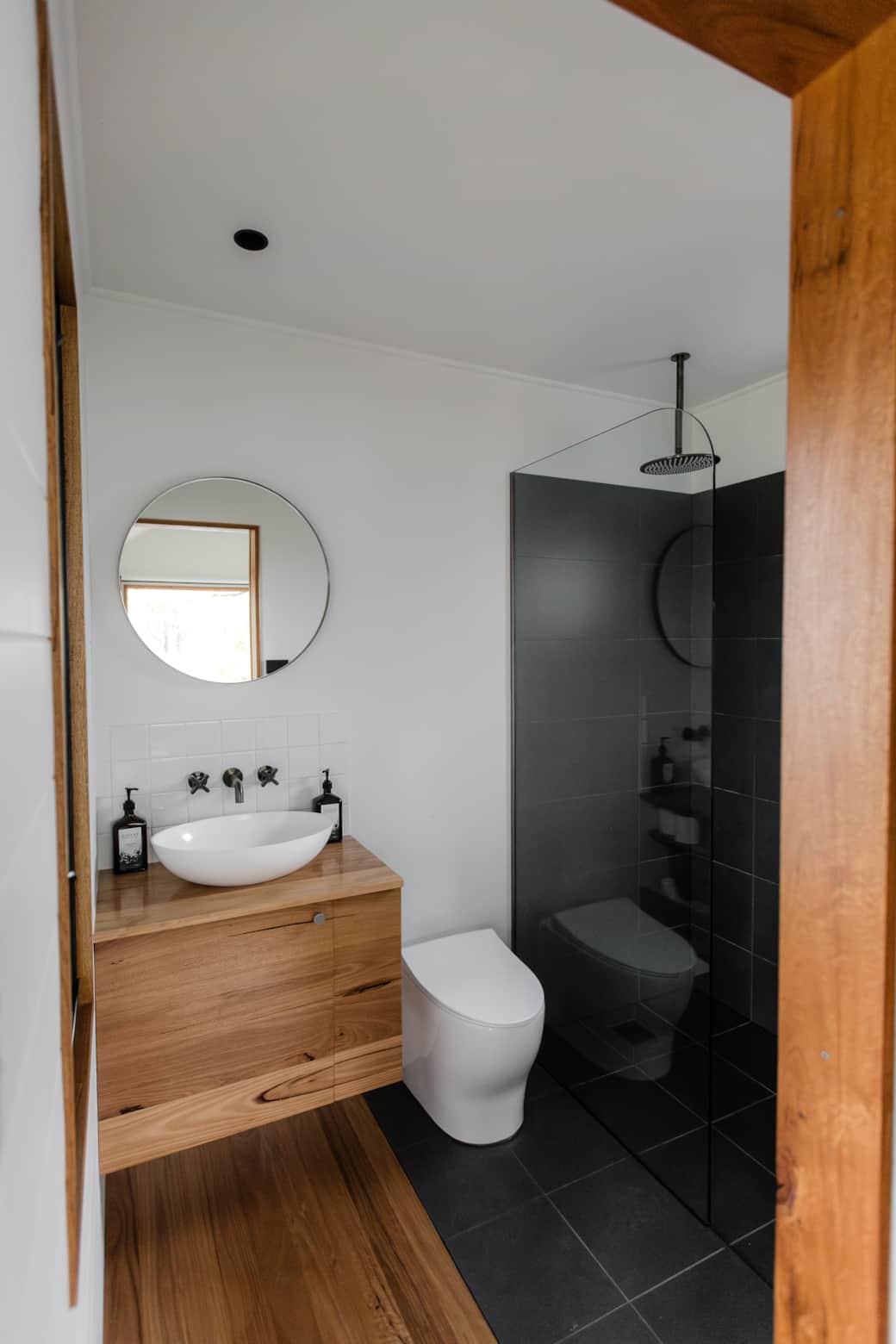 A spacious ensuite with rainshower and indulgent body products from Savant Apothecary, Newcastle