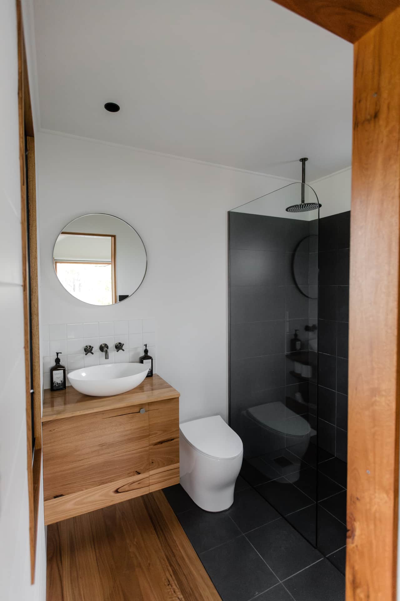 A spacious ensuite with rainshower and indulgent body products from Savant Apothecary, Newcastle