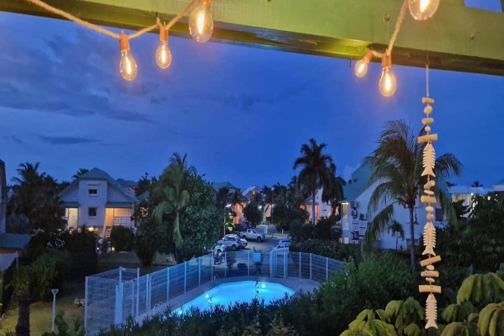 Terrace pool view Sweet Java