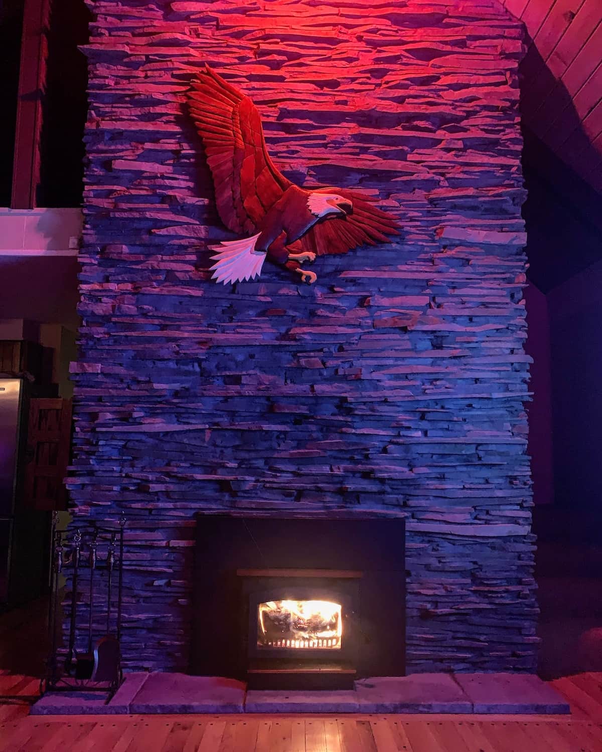 Fireplace is the centerpiece of the house. 
