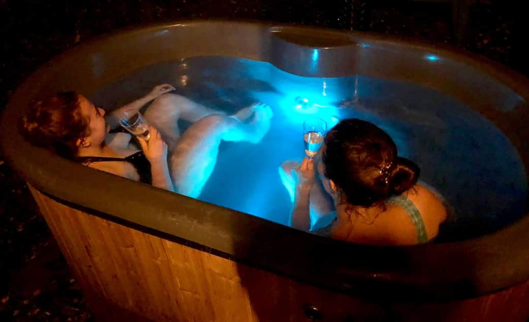 2 Person hot tub (additional £55 charge)