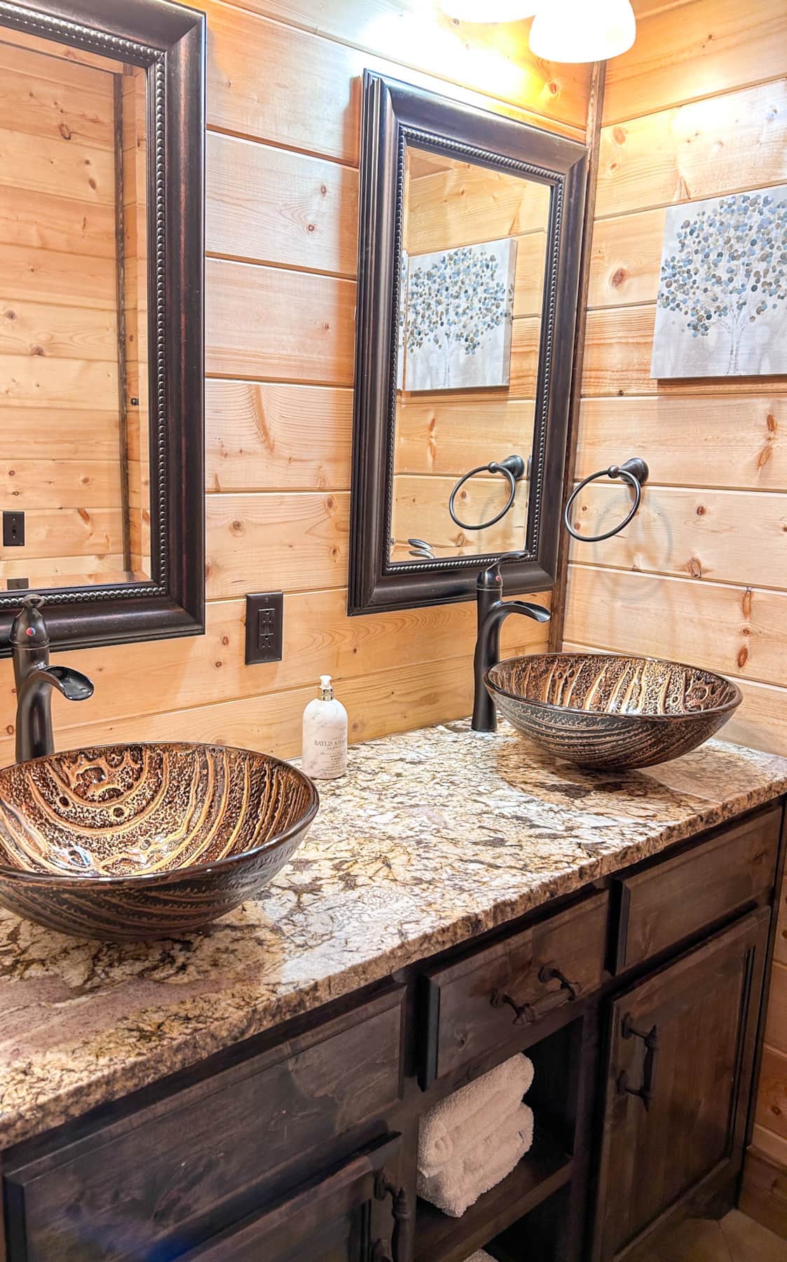 First ensuite bathroom double sinks