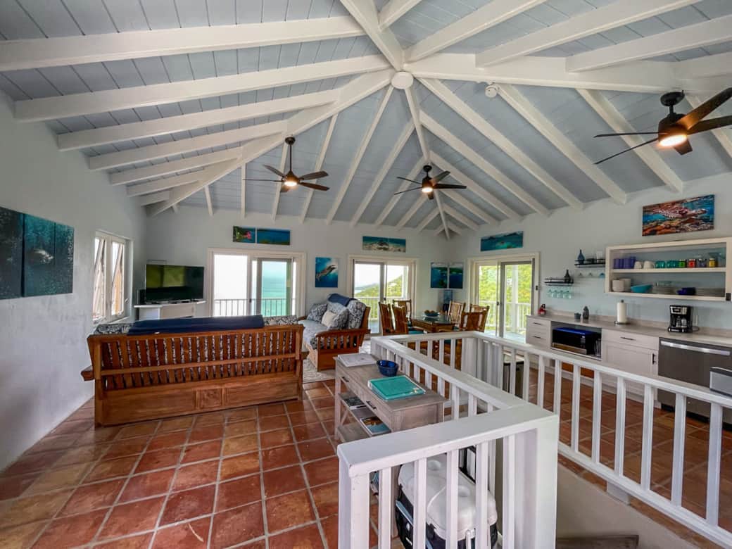 Water+Sky USVI | Open Concept Main Floor Living Area Water+Sky USVI | Open Concept Main Floor Living Area
