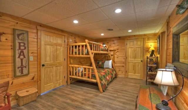 Basement bunk area