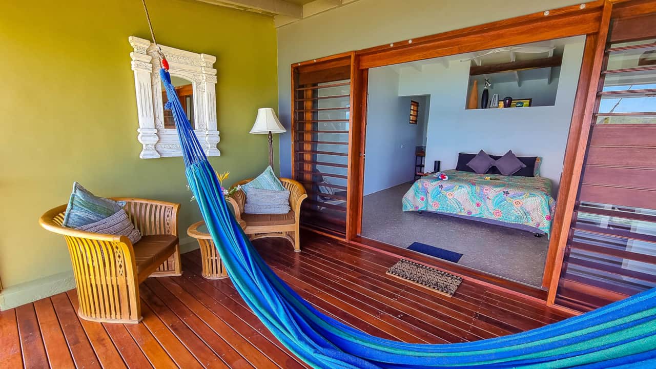 Oh yes. I'm on holiday! The Sorrento, Watermark on Moso, Moso island, Vanuatu