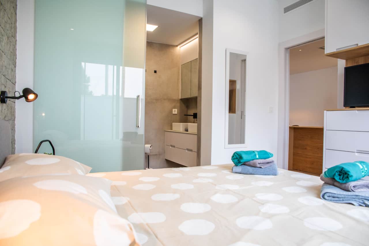 Bedroom 1 with ensuite bathroom