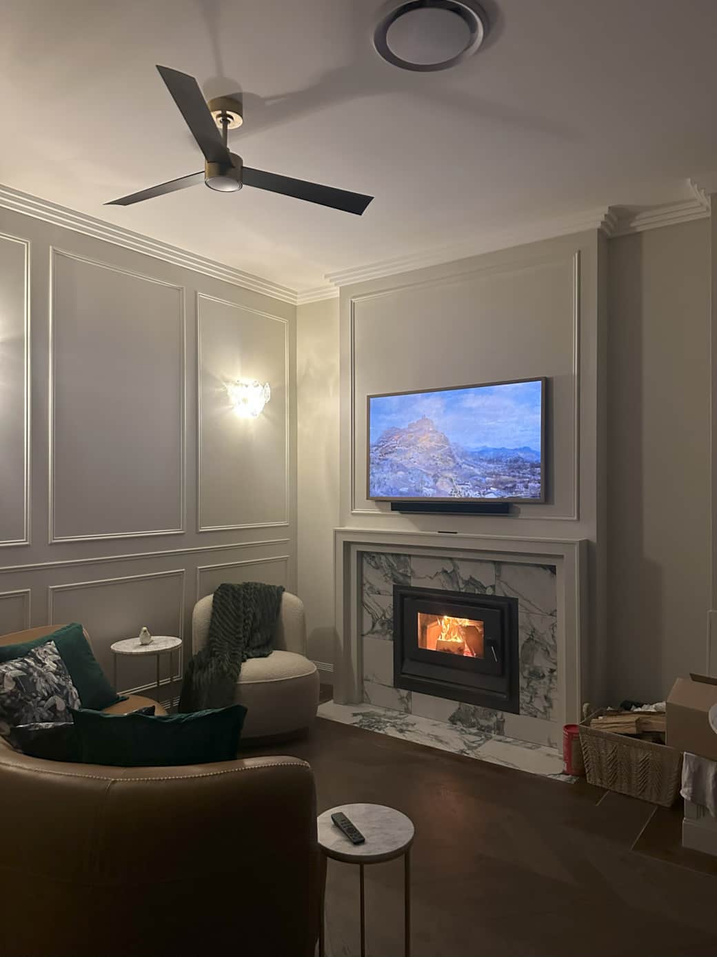 Indoor Fireplace