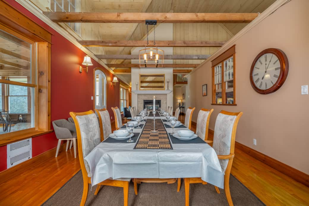 Dining area with 14+ chairs: 2nd floor